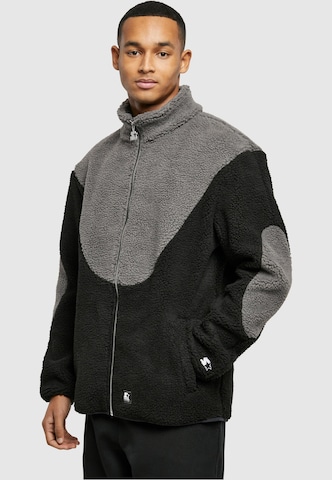 Starter Fleece jas in Zwart