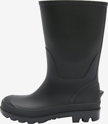 Bottes en caoutchouc Next en noir : devant