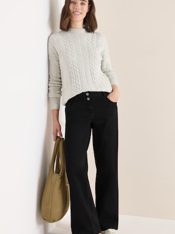 CECIL Wide leg Jeans 'Neele' in Black