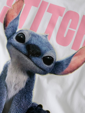 balta NAME IT Marškinėliai 'NKFNIBUS STITCH'