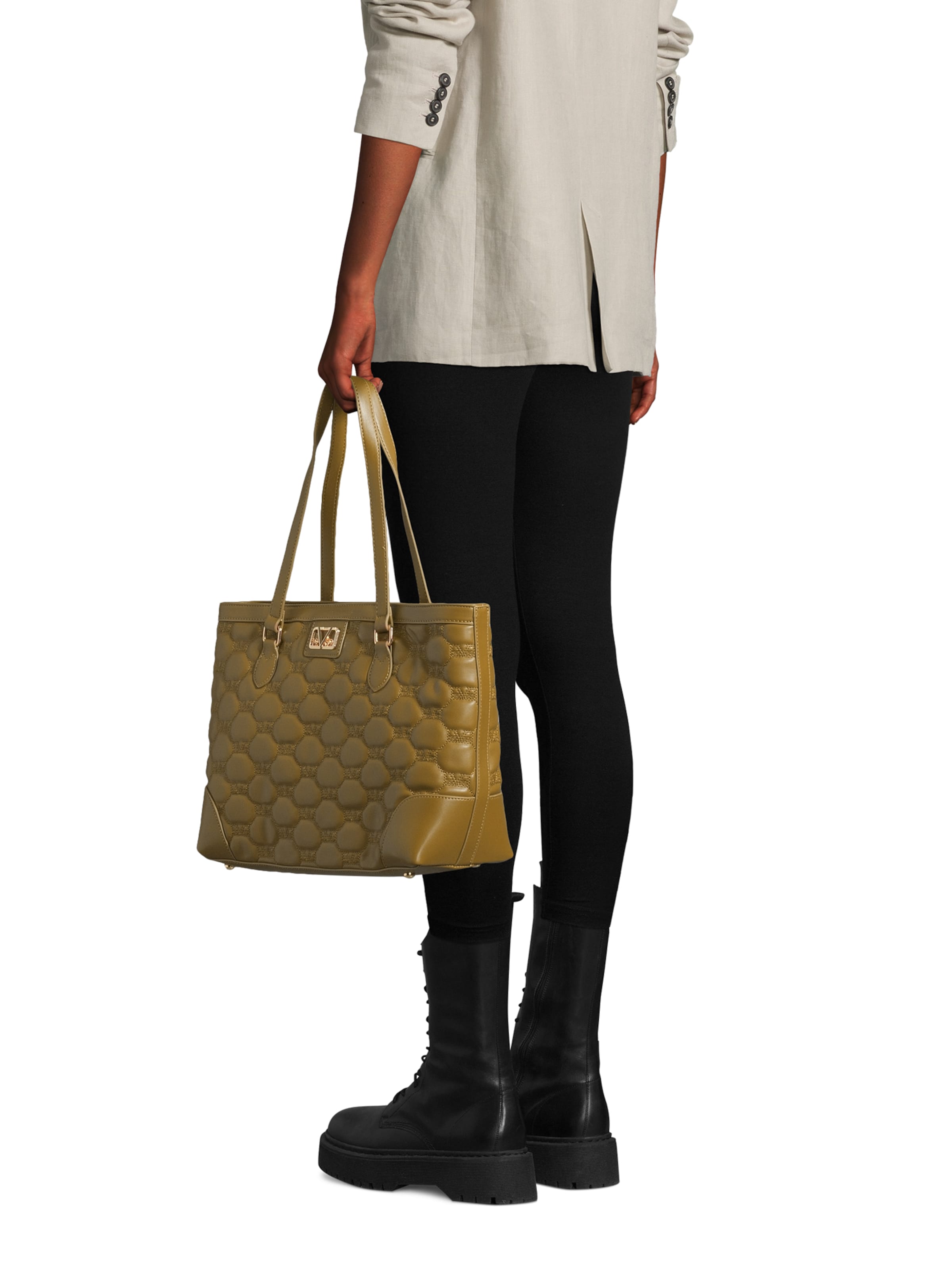 19V69 ITALIA "Чанта тип ""Shopper""" 'Desiree' в кафяво