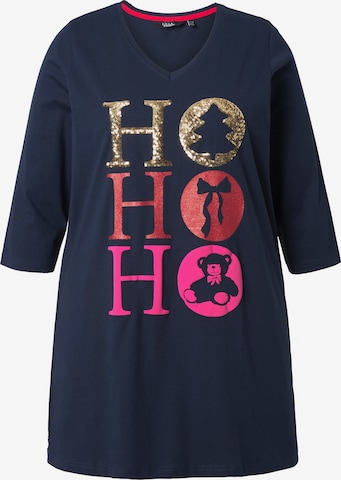 Ulla Popken Shirt in Blauw: voorkant