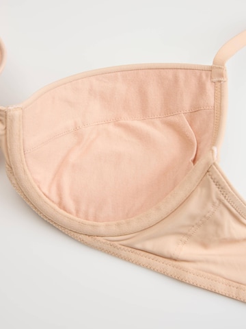 ESOTIQ - Push-up Sujetador 'Push-up-BH Kassidy, glatte T-Shirt-Cups, herausnehmbare Polster' en beige