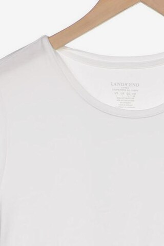Lands‘ End T-Shirt L in Weiß