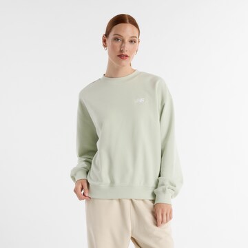 new balance Sweatshirt in Groen: voorkant