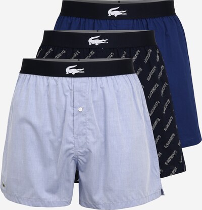 Boxeri LACOSTE pe albastru / navy / azur / alb, Vizualizare produs