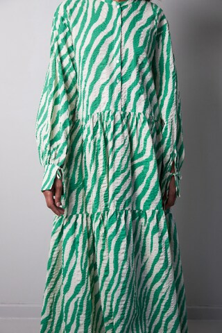 Stella Nova Košilové šaty 'Isolda' – zelená