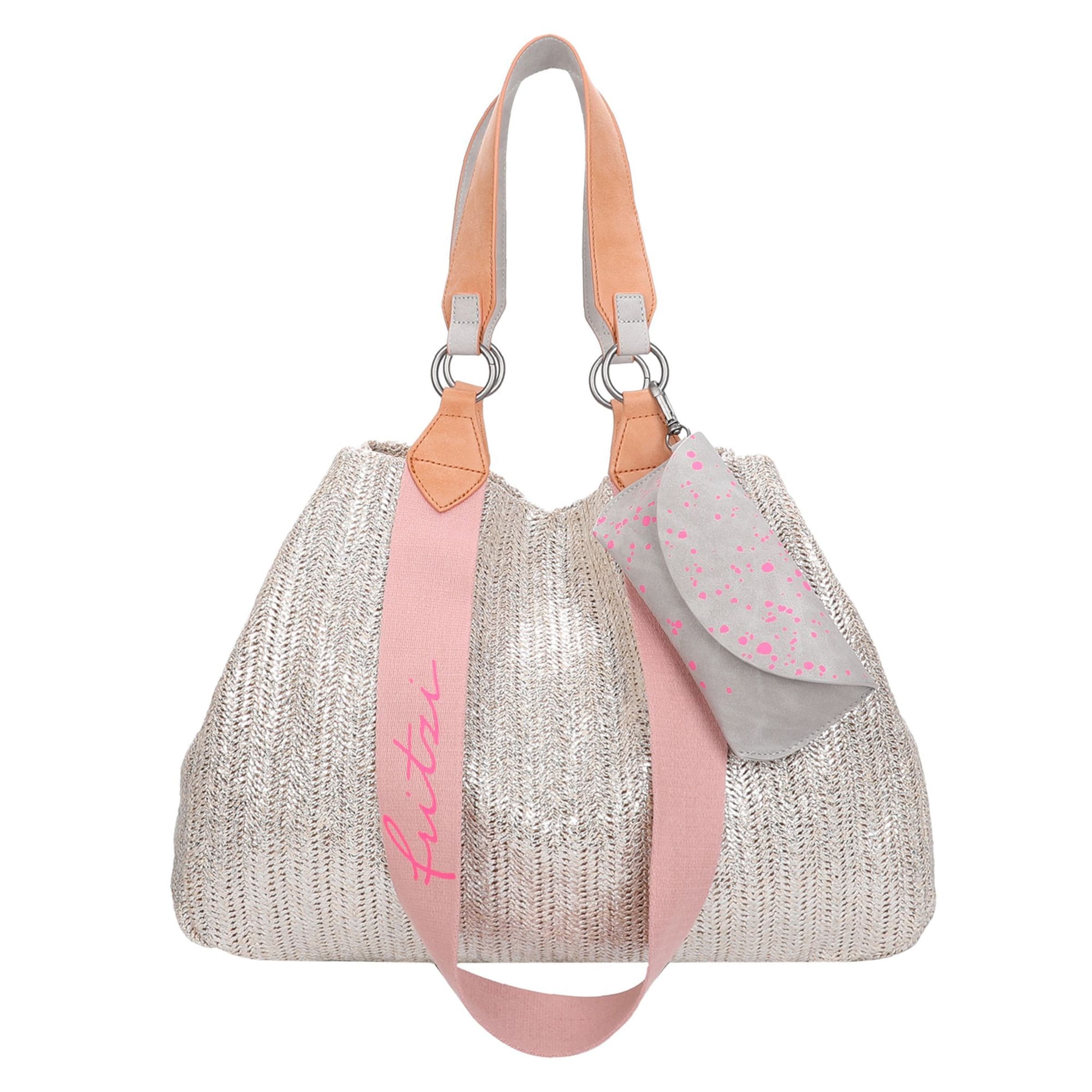 Shopper 'Izzy' di Fritzi aus Preußen in argento: frontale