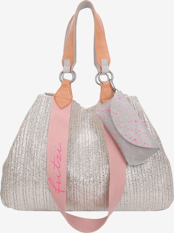 Shopper 'Izzy' di Fritzi aus Preußen in argento: frontale