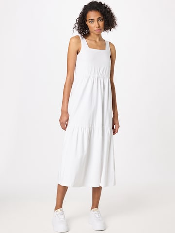 Urban Classics - Vestido de verano en blanco: frente