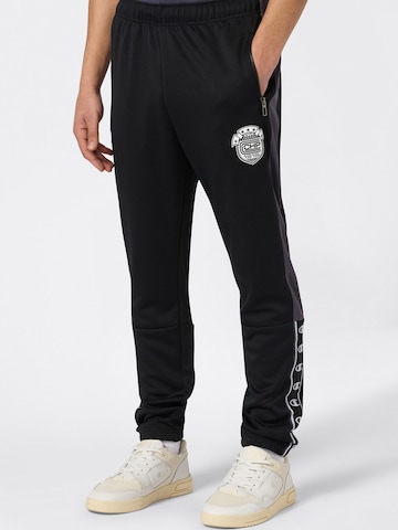 Champion Authentic Athletic ApparelTapered Hlače - crna boja: prednji dio