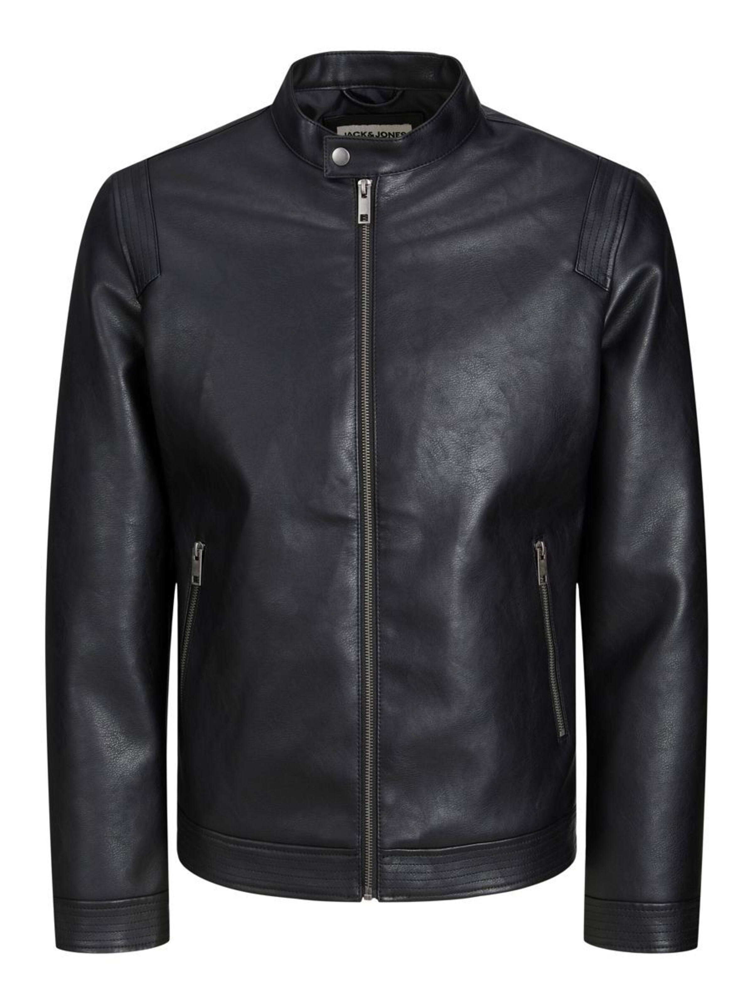 Jack & Jones Plus Overgangsjakke 'JJERocky' i sort: forside