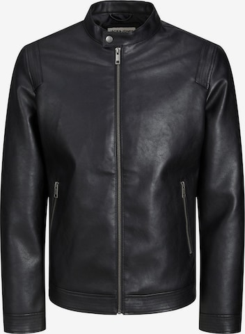 Veste mi-saison Jack & Jones Plus en noir : devant