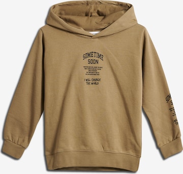 SOMETIME SOON Sweatshirt 'Dimas' in Braun: predná strana