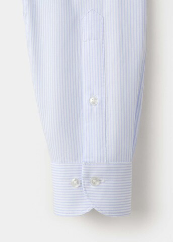 MANGO MAN Slim Fit Hemd 'Cadaques' in Blau