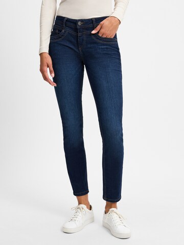 STREET ONE Slimfit Jeans in Blau: Vorderseite