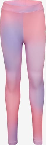 Hummel Regular Workout Pants in Pink: front
