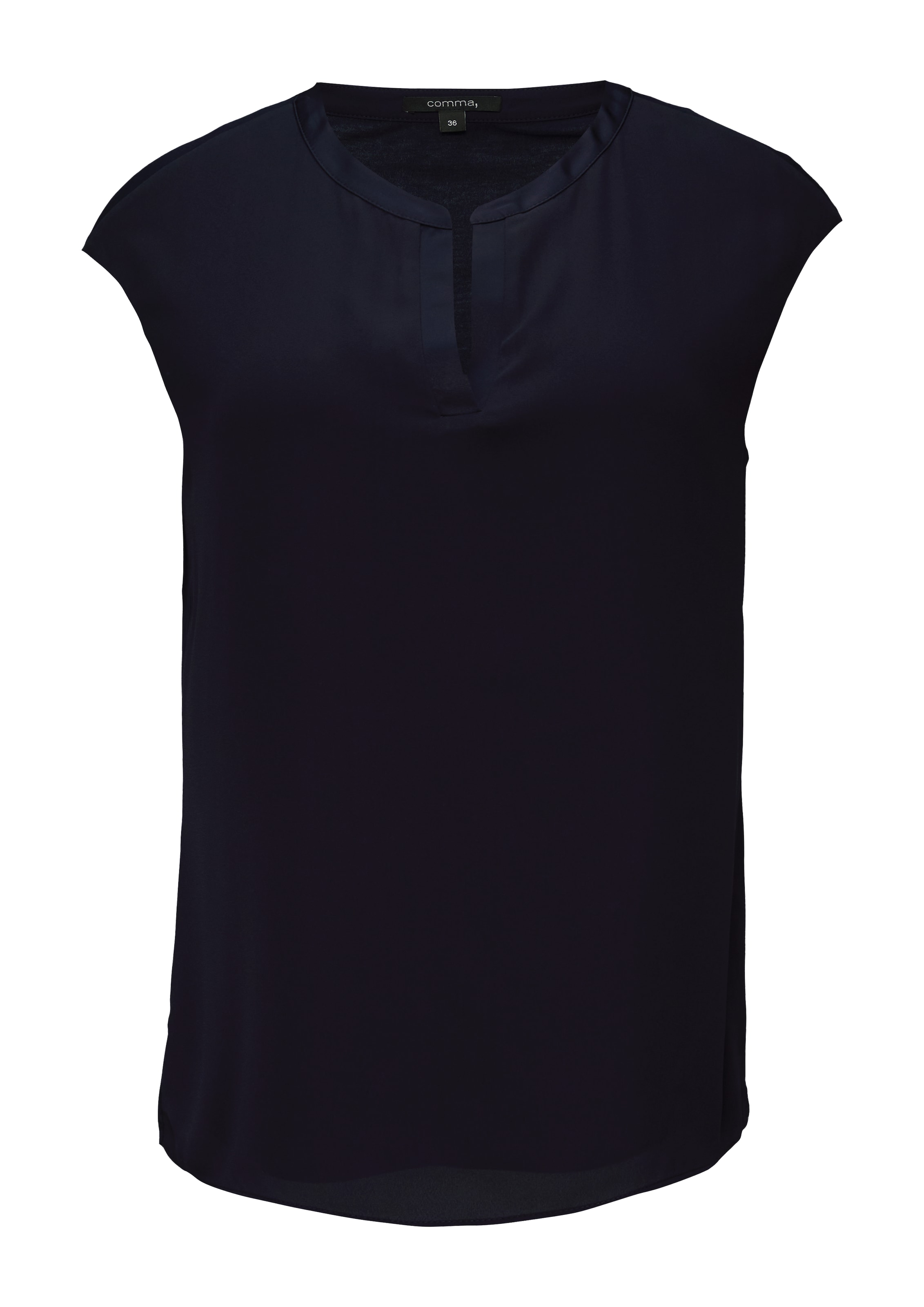 T-shirt COMMA en bleu : devant