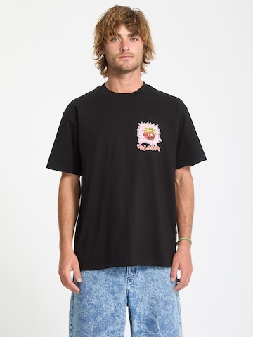 T-Shirt 'CHOMP CHOMP' Volcom en noir : devant