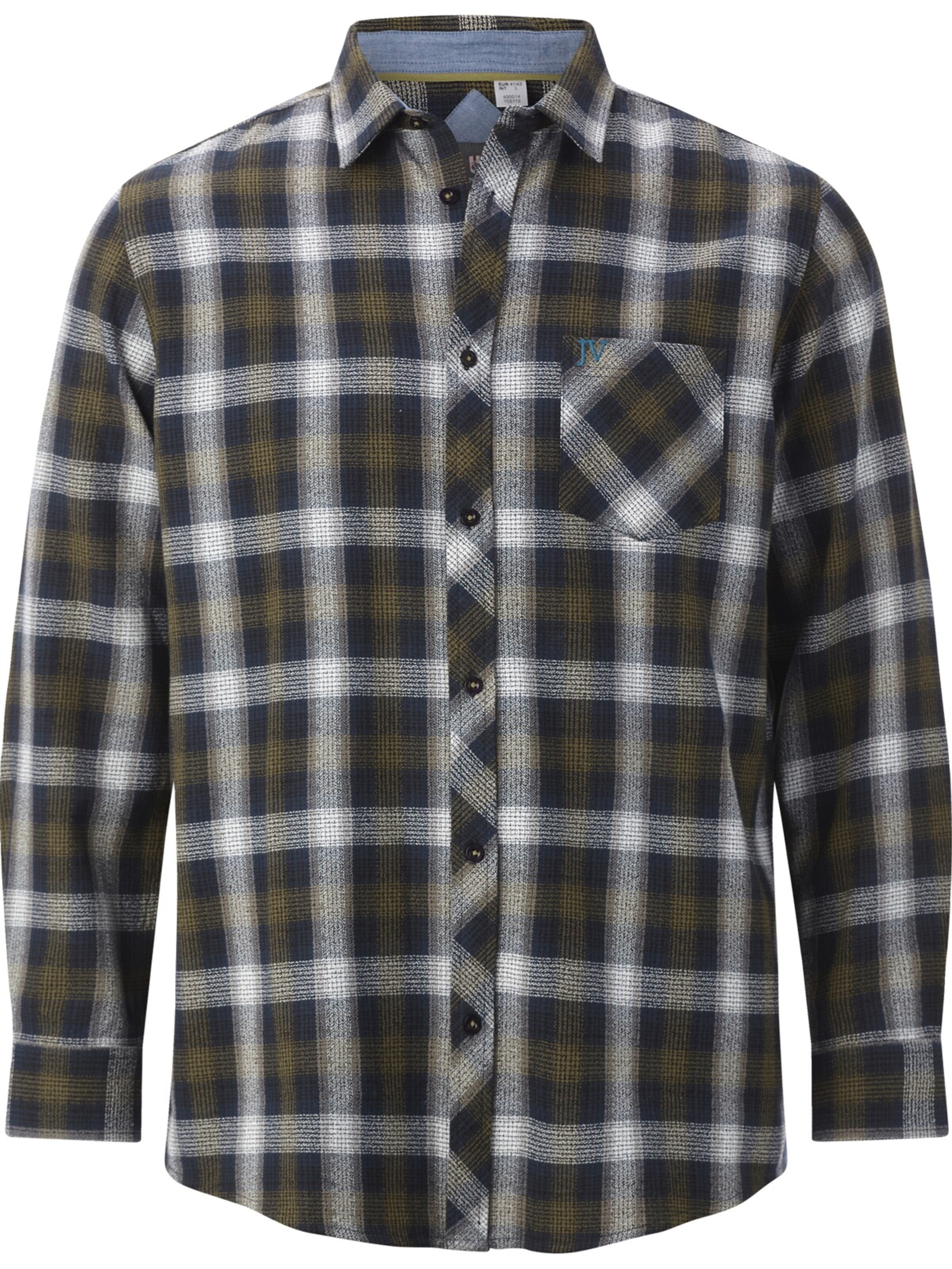 Jan Vanderstorm Comfort Fit Hemd 'Olafgard' in Blau: Vorderseite