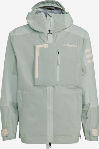 ADIDAS TERREX Outdoorjas in Groen: voorkant