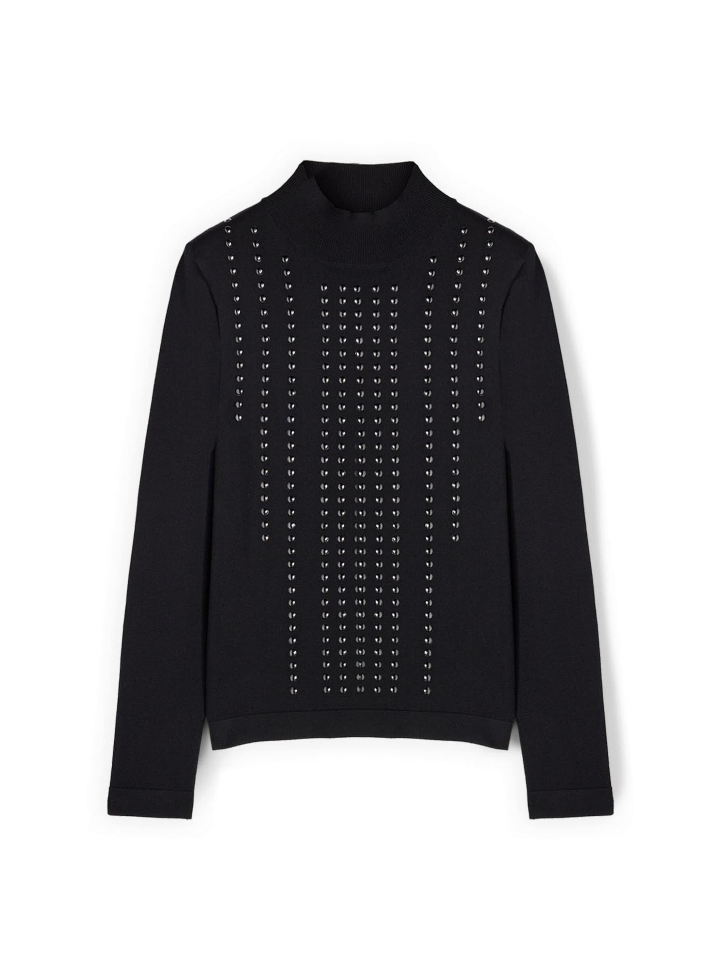 MOTIVI Trui in Zwart: voorkant