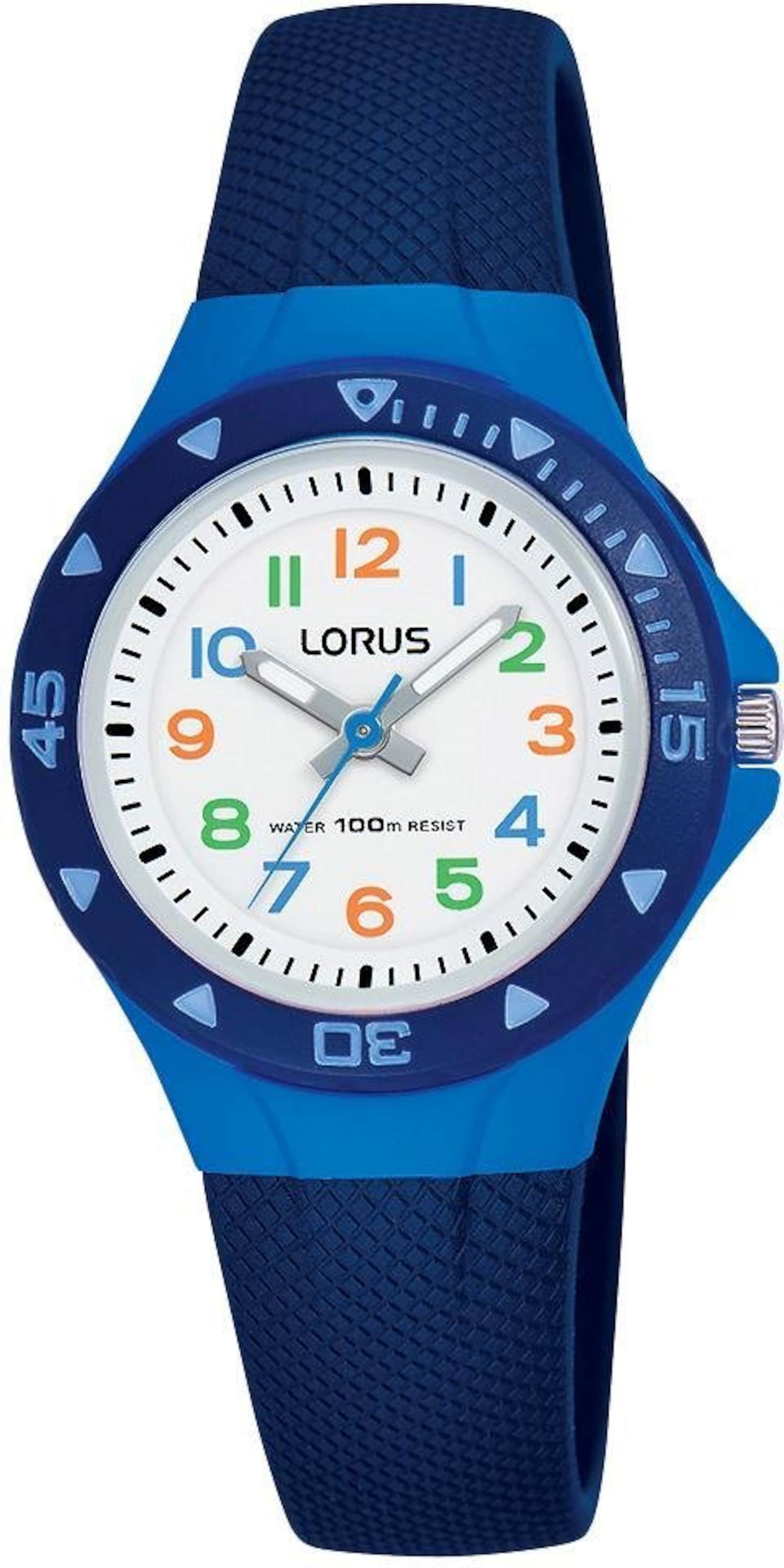 LORUS Watch 'R2347MX9' in Blue: front