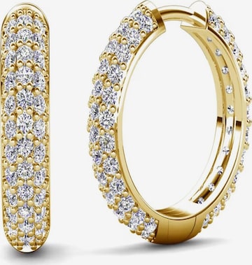 ROUGEMONT Jewellery Earrings 'Funkelnde Creolen Ohrringe Taos' in Gold: front