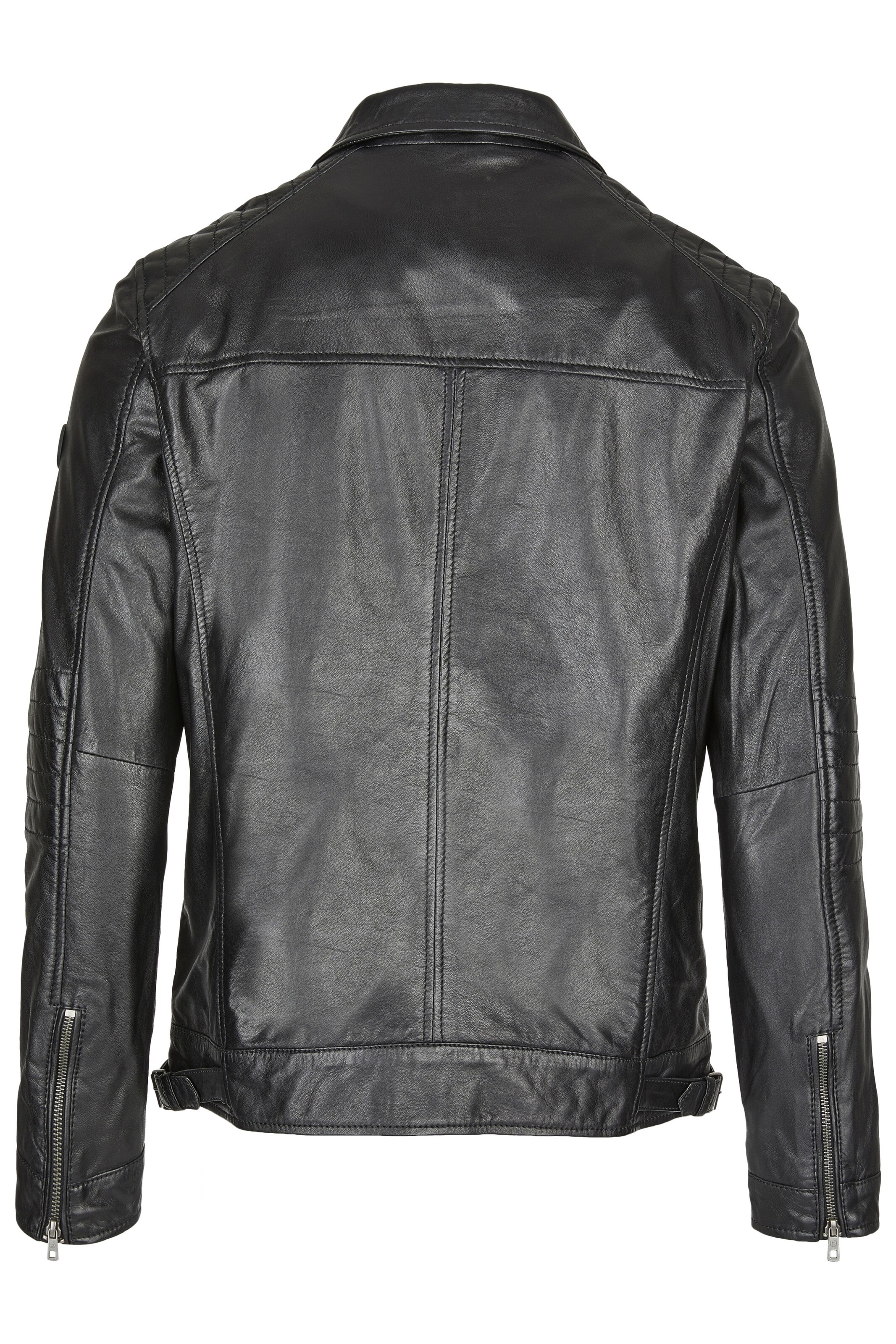 bugatti Lederjacke 'BUBruno' in Schwarz