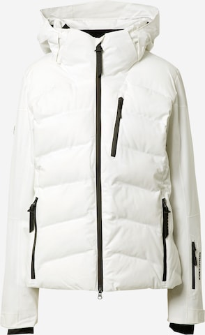 Veste de sport 'Motion Pro Puffer' Superdry Snow en blanc : devant