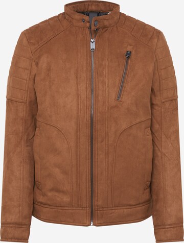 TOM TAILOR Between-Season Jacket in Brown: front