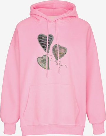 MYMO - Sudadera en rosa: frente