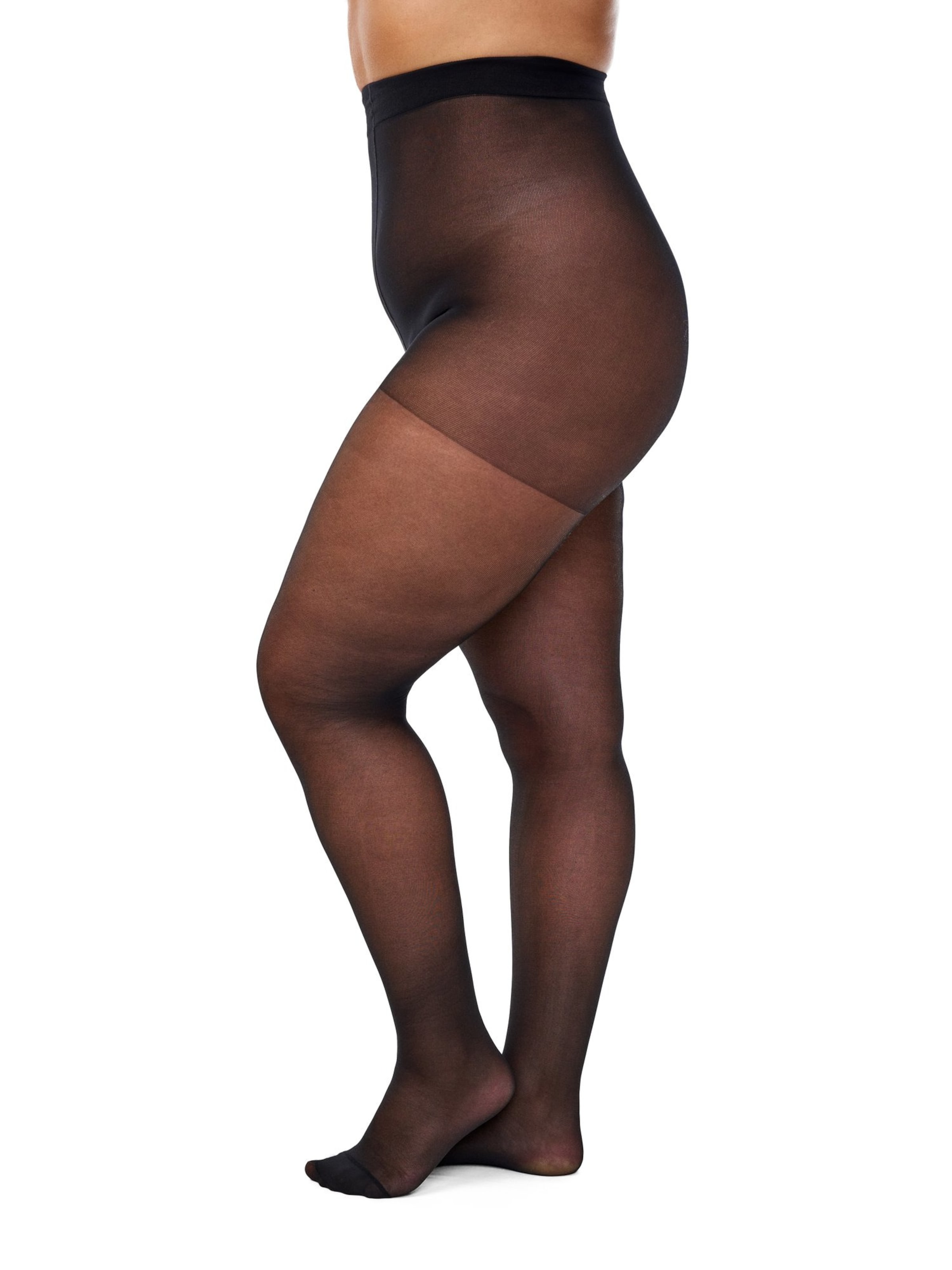 ZizziNajlonske hulahopke 'Tights' - crna boja: prednji dio