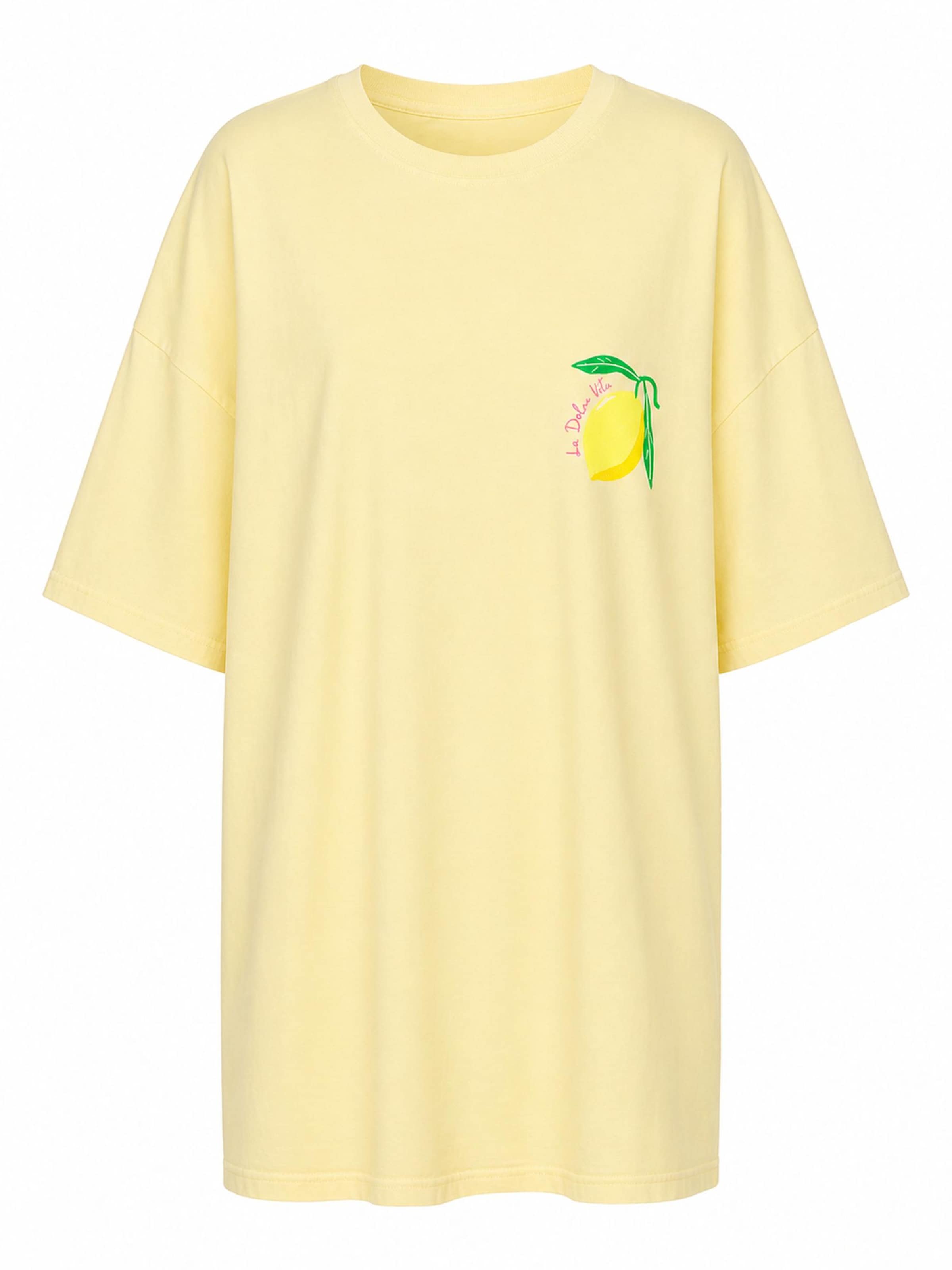 Worldclassca Oversizeshirt 'Limon Cello'‌‌‌‌‌‌‌‌ in Gelb