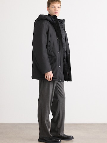 BOSS Orange Zimní parka 'Osiass1' – černá