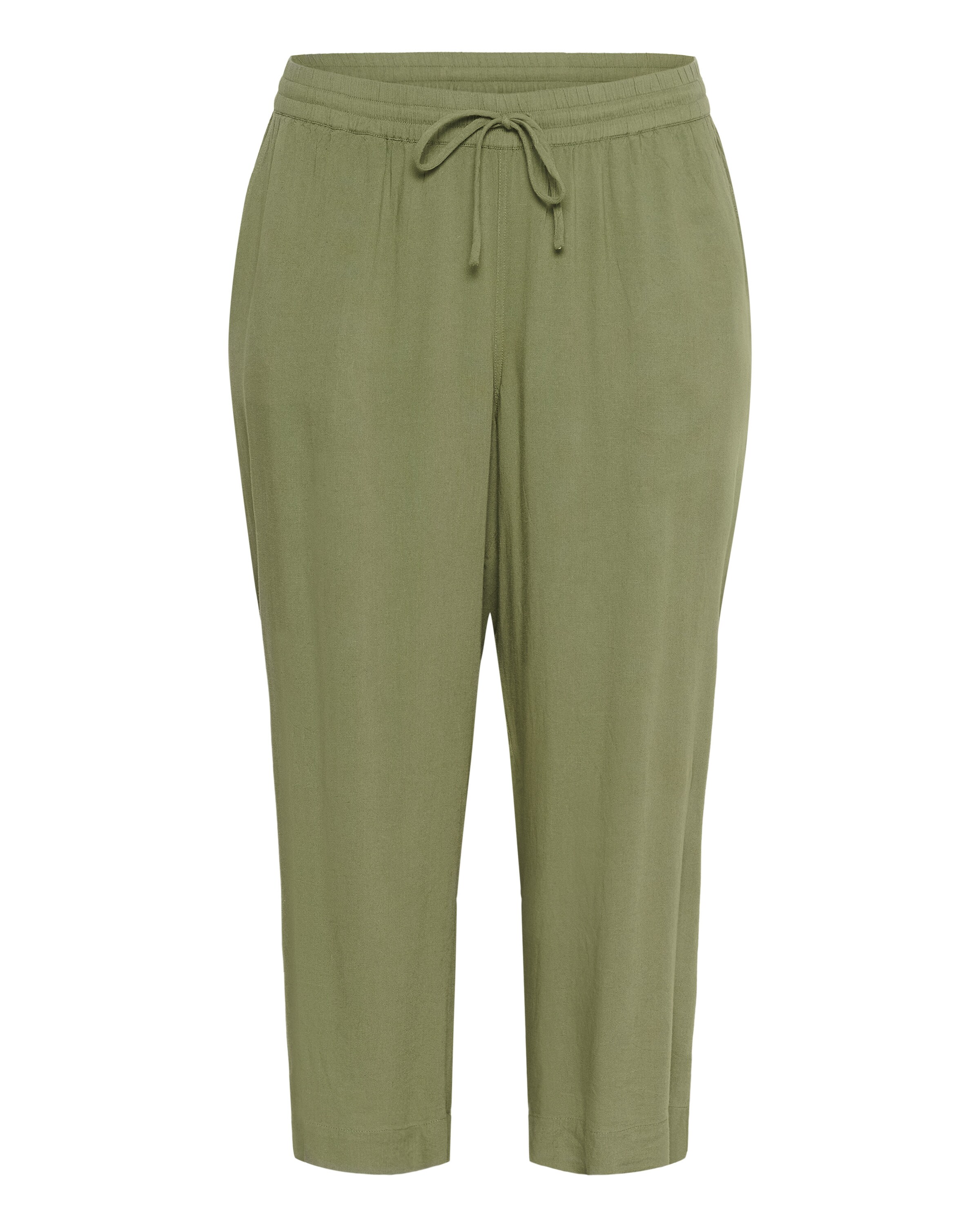 KAFFE CURVE Broek 'Mille' in Groen: voorkant