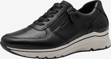 Sneaker bassa di Tamaris in nero: frontale
