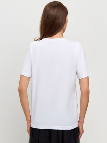 CAT by Maniita Lacitta Shirt 'CAT IN BLACK' in Wit