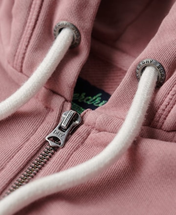 Superdry Zip-Up Hoodie in Pink