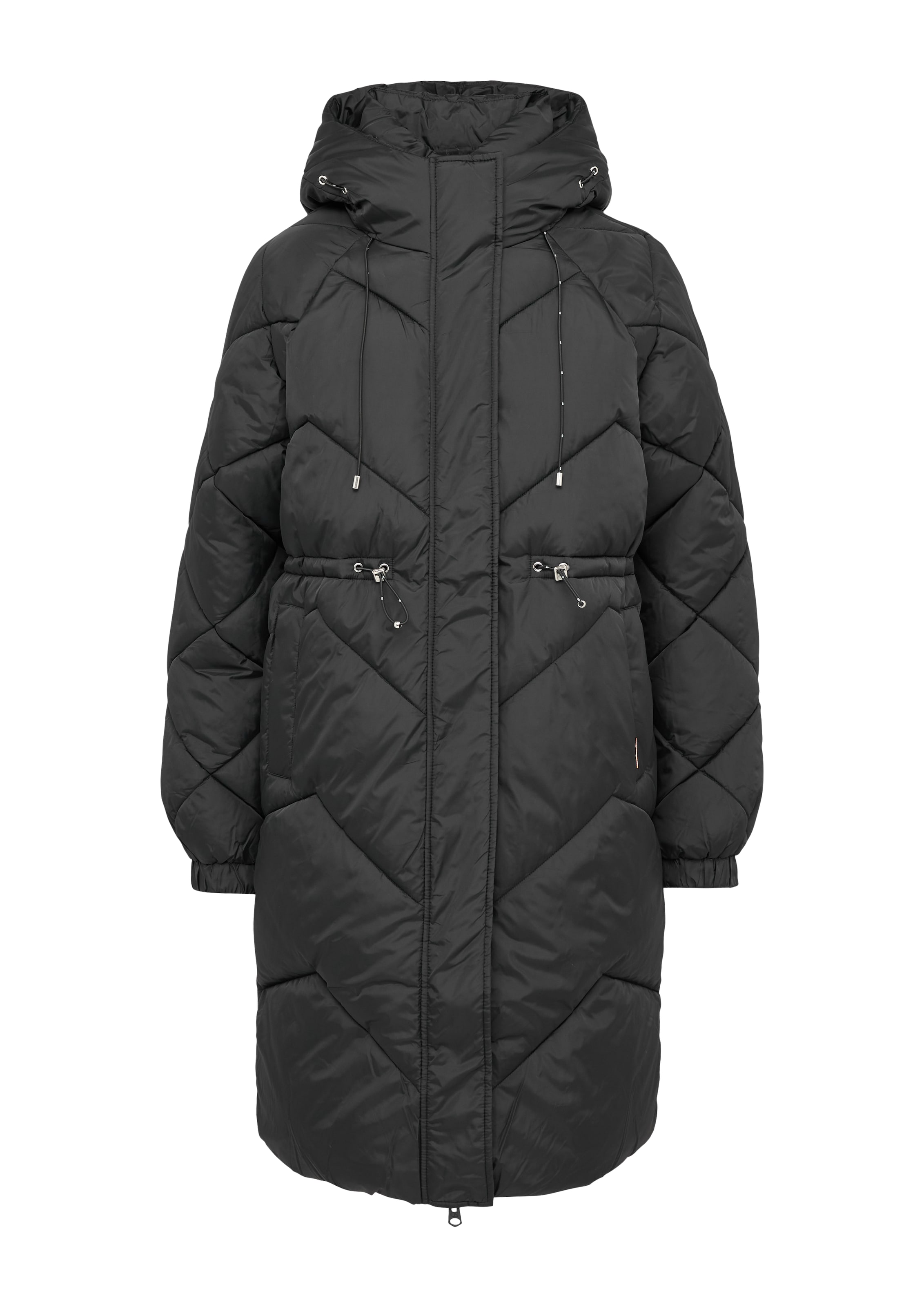 Manteau d’hiver QS en noir : devant