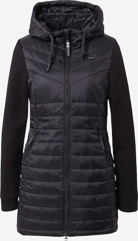 Ragwear Between-Season Jacket 'Lucinda' in Black: front