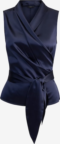 Camicia da donna di Lilysilk in blu: frontale