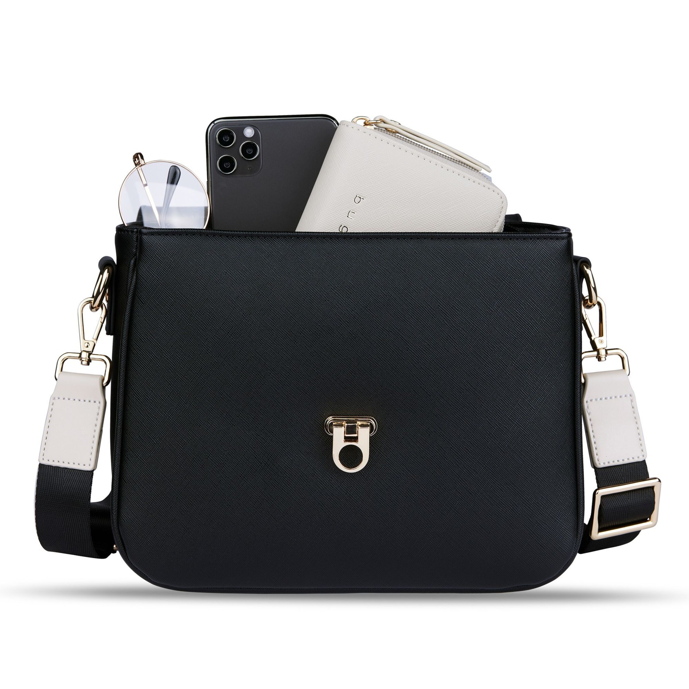 bugatti Handtasche 'Ella' in Schwarz