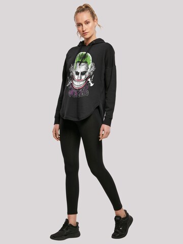 F4NT4STIC Sweatshirt 'Suicide Squad Joker Coloured Smile' in Black