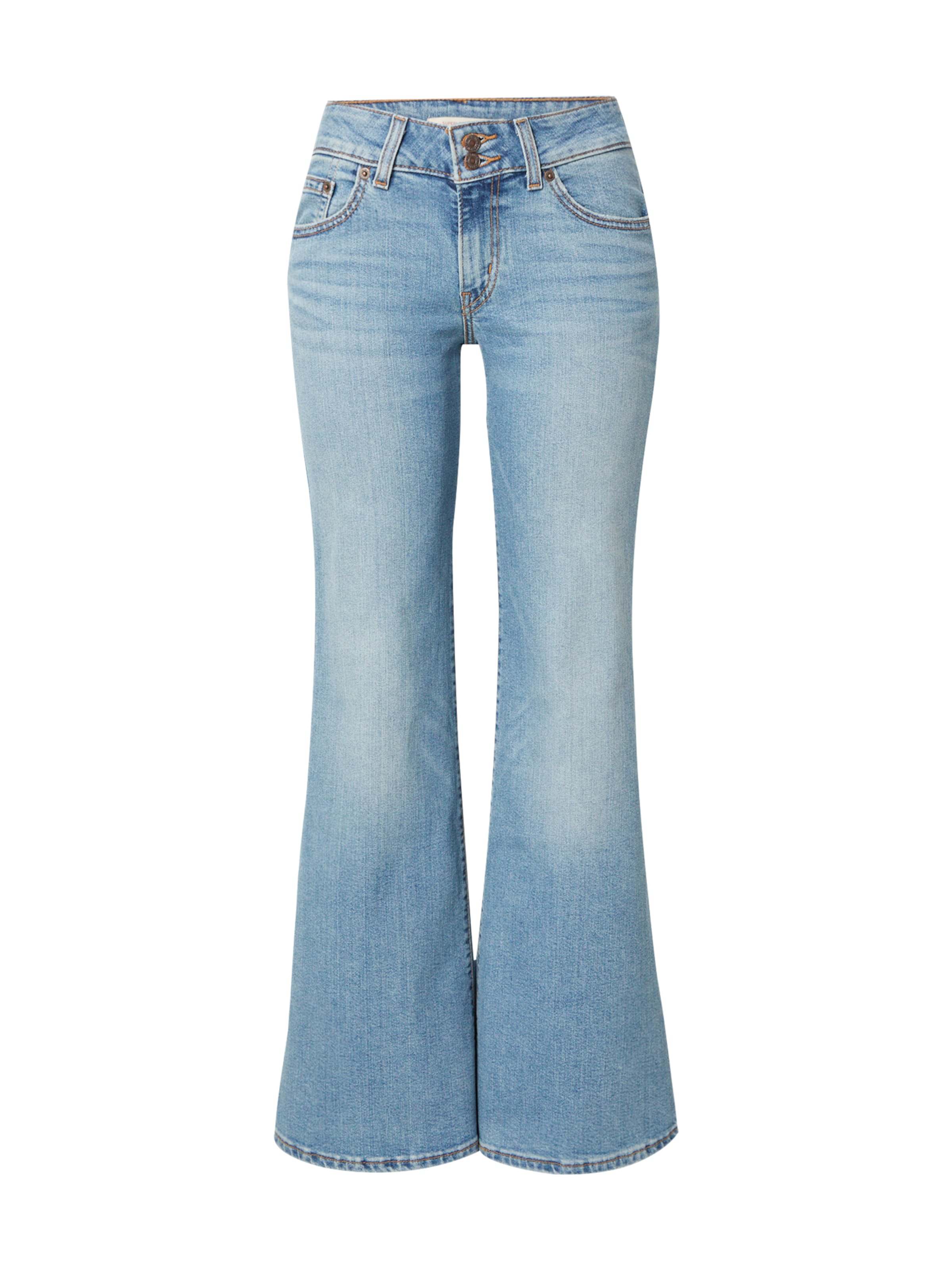 LEVI'S ® Wide leg Τζιν 'Superlow Flare' σε μπλε: μπροστά