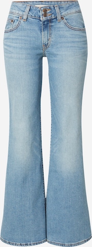 zils LEVI'S ® Džinsi 'Superlow Flare': no priekšpuses