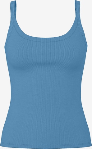 PIECES Top 'PCMay' in Blue: front