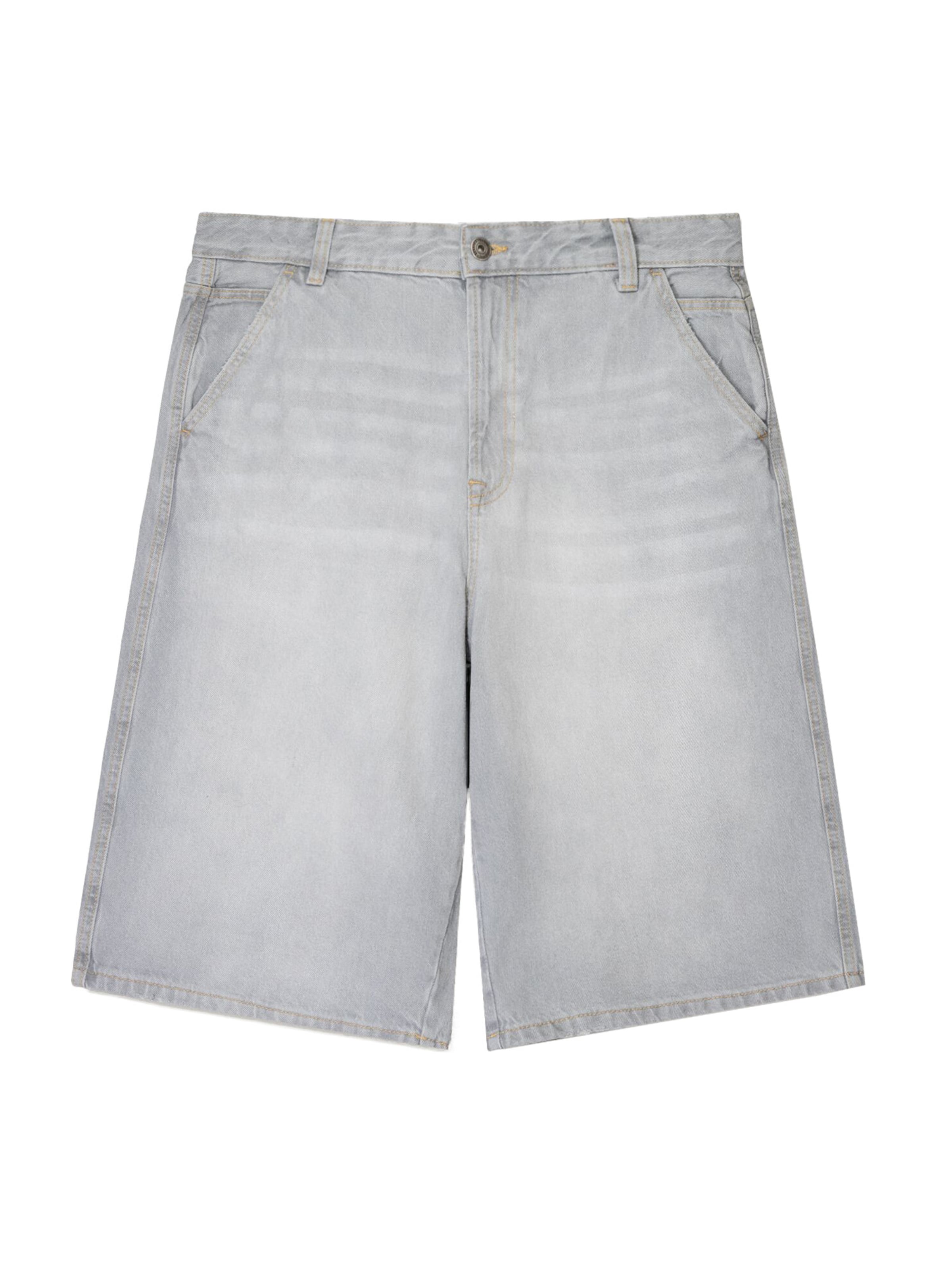 Loosefit Jeans di Bershka in grigio: frontale