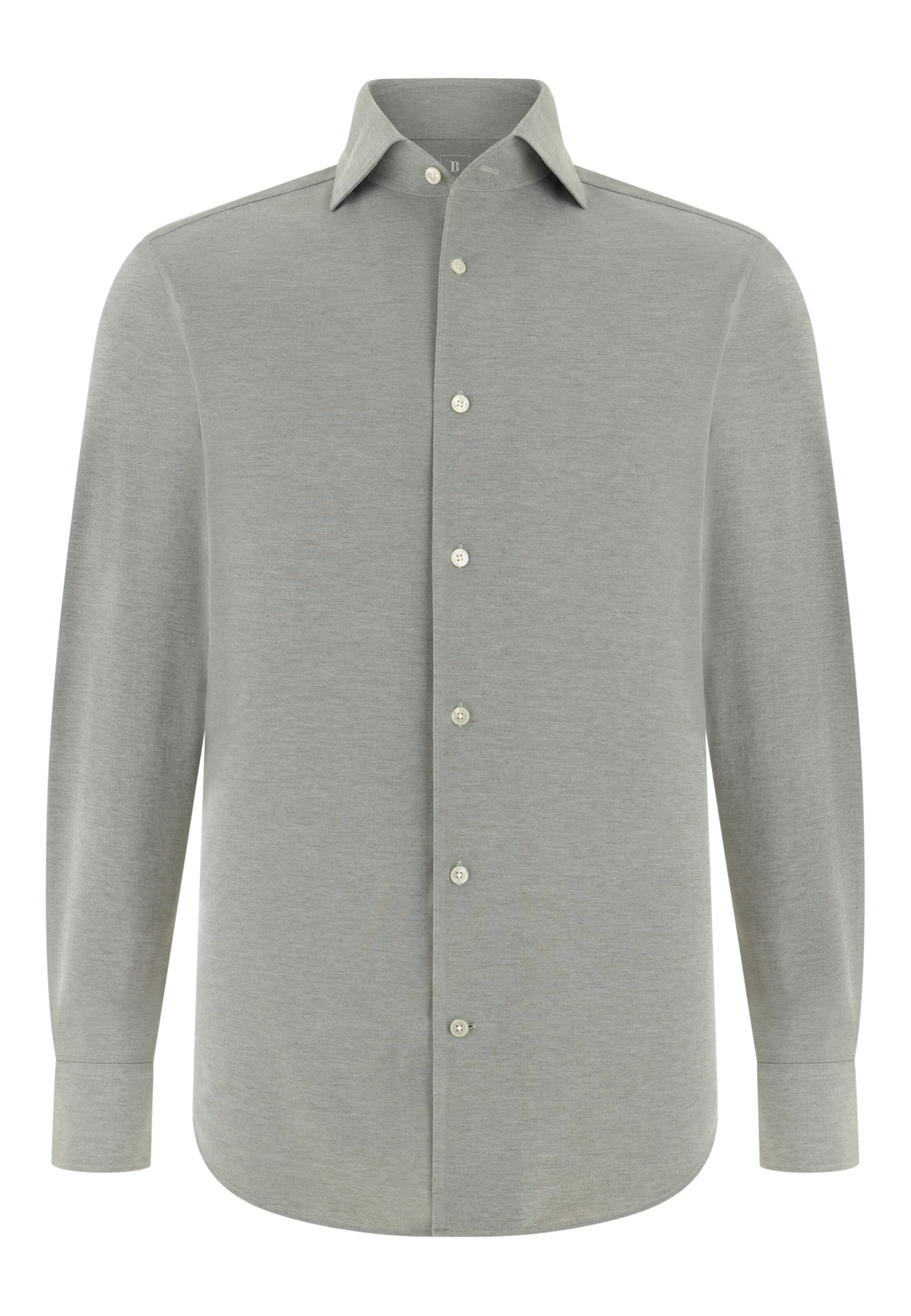 Coupe regular Chemise Boggi Milano en vert : devant