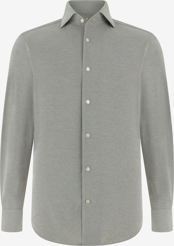 Coupe regular Chemise Boggi Milano en vert : devant